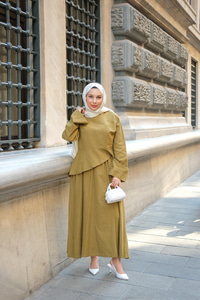 Etekli Sedef Takım Yağ Yeşil