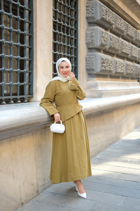 Etekli Sedef Takım Yağ Yeşil