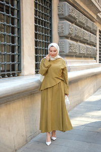 Etekli Sedef Takım Yağ Yeşil