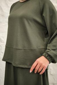 Etekli Takım Haki Yeşil