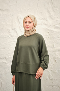 Etekli Takım Haki Yeşil