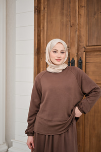 Etekli Takım Kahverengi