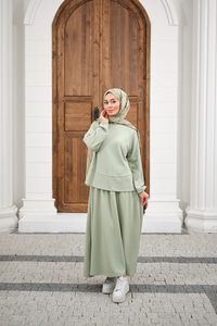 Etekli Takım Su Yeşil