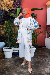 Uygun Fiyatlı ETNIK DESEN KIMONO TAKIM TAS | Loccomoda.com 