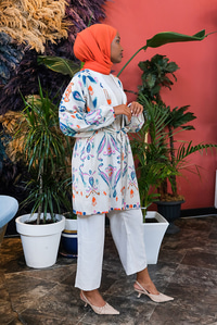 Uygun Fiyatlı ETNIK DESEN KIMONO TAKIM TAS | Loccomoda.com 