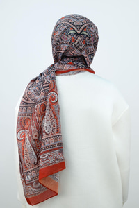 Etnik Desen Şal Kiremit