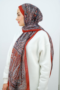 Etnik Desen Şal Kiremit