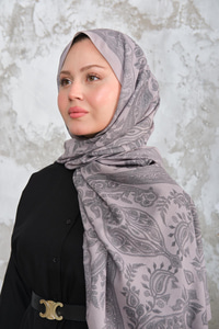 Etnik Desen Şal Vizon