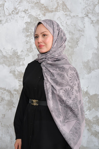 Etnik Desen Şal Vizon