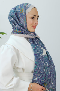 Etnik Desen Şal Yeşil