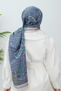 Etnik Desen Şal Yeşil