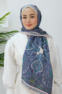 Etnik Desen Şal Yeşil