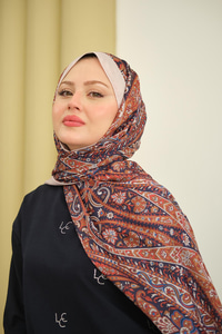 Etnik Desen Soft Şal Bej