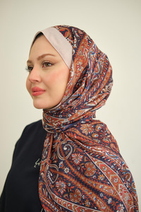 Etnik Desen Soft Şal Bej