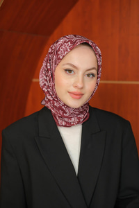 Etnik Desen Soft Şal Bordo