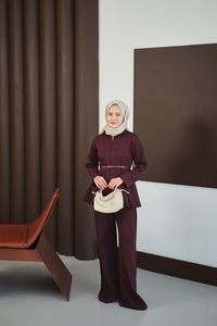 Femuarlı Scuba Takım Bordo