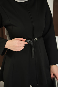 Femuarlı Scuba Takım Siyah