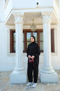 Fermuar Detay İkili Takım Siyah