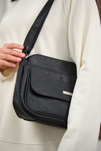 Fermuar Detaylı Çanta Siyah