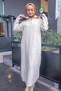 Uygun Fiyatlı FERMUAR DETAYLI ELBISE TAS | Loccomoda.com 