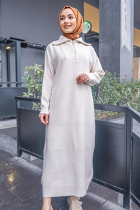 Uygun Fiyatlı FERMUAR DETAYLI ELBISE TAS | Loccomoda.com 