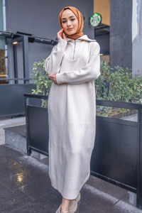 Uygun Fiyatlı FERMUAR DETAYLI ELBISE TAS | Loccomoda.com 