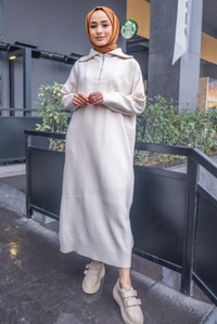 Uygun Fiyatlı FERMUAR DETAYLI ELBISE TAS | Loccomoda.com 