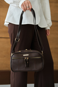 Fermuarlı Çanta Kahverengi