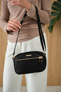 Fermuarlı Çanta Siyah