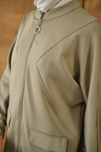 Fermuarlı İkili Takım Yeşil