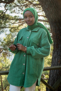 Uygun Fiyatlı FILOTO CEPLI GOMLEK YESIL | Loccomoda.com 