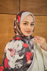 Fırça Desen Soft Şal Taş