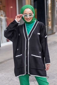 Uygun Fiyatlı FIYONKLU HIRKA SIYAH | Loccomoda.com 