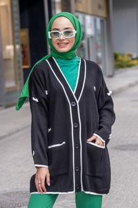 Uygun Fiyatlı FIYONKLU HIRKA SIYAH | Loccomoda.com 