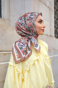 Frezya Soft Eşarp Kahverengi