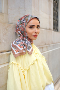 Frezya Soft Eşarp Kahverengi