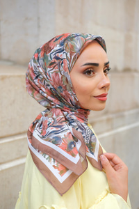 Frezya Soft Eşarp Kahverengi