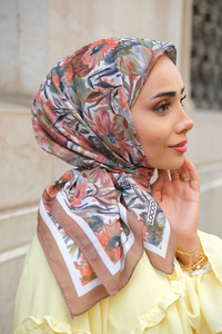 Frezya Soft Eşarp Kahverengi