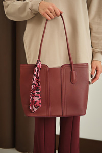 Fularlı Çanta Bordo