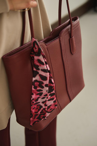 Fularlı Çanta Bordo