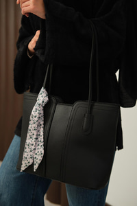 Fularlı Çanta Siyah