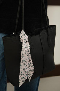 Fularlı Çanta Siyah