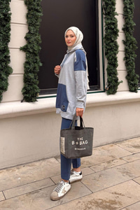 Garnili İkili Takım Gri