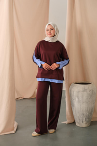 Garnili Scuba Takım Bordo