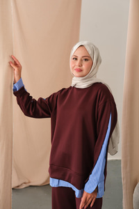 Garnili Scuba Takım Bordo