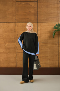 Garnili Scuba Takım Siyah