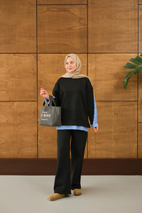 Garnili Scuba Takım Siyah