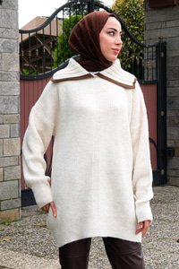 Gemici Triko Kazak Krem