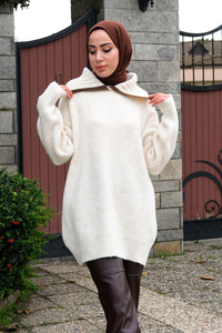 Gemici Triko Kazak Krem