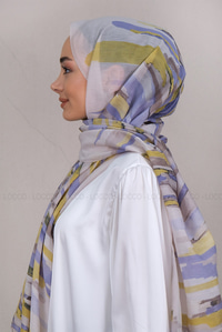 Uygun Fiyatlı GEOMETRIK DESEN SAL MOR | Loccomoda.com 